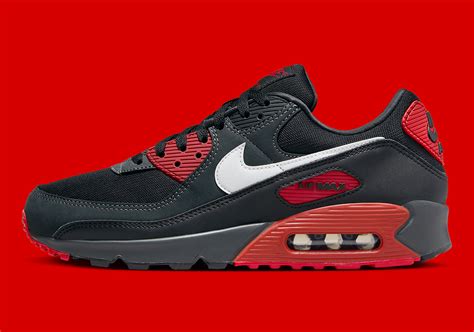 Nike Air Max 90 Schwarz Rot Herren – CW7481